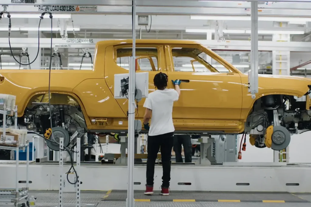 Technological Innovations in Rivian's Production Line