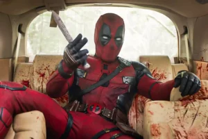 deadpool and wolverine car scene